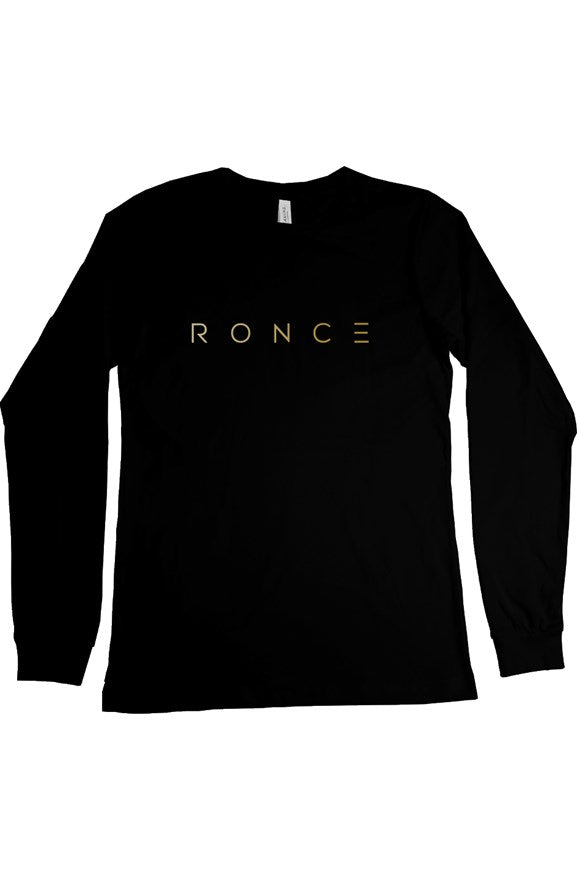 Ronce Gold Logo Long Sleeve T-Shirt - Ronce